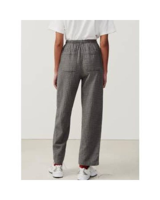 Pantalon Jogging A Carreaux American Vintage en coloris Gray