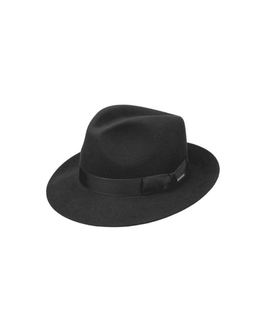 Stetson Black Penn Bogart Hat for Men | Lyst