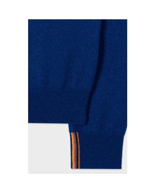 Paul Smith Blue Cobalt Cashmere Cardigan Size M for men