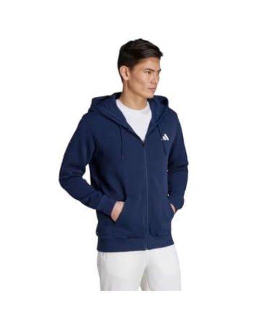 Maglia Club Teamwear Full Zip Uomo Collegiate Navy di Adidas in Blue da Uomo