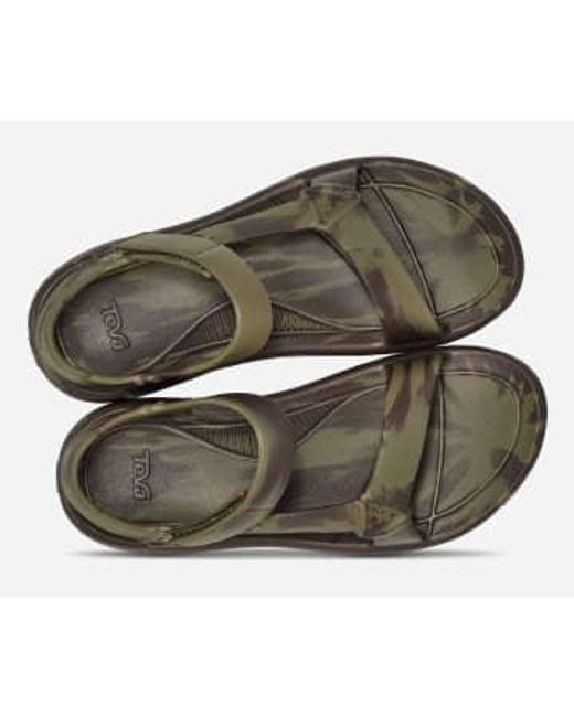 Olive Swirl Hurricane Drift Huemix Sandals Teva de hombre de color Brown