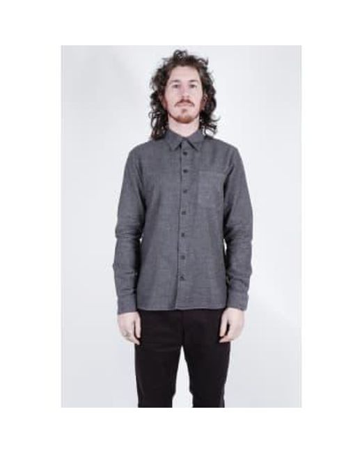 Hannes Roether Gray Cotton/ Shirt Grey for men