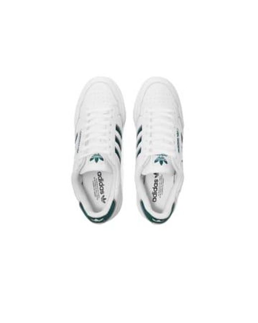 Adidas White Originals Continental 80 Stripes Trainers Uk 7 for men