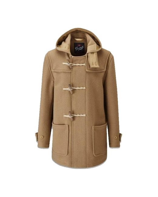 Gloverall Original Mid Monty Duffle Coat Camel in Natural for Men | Lyst