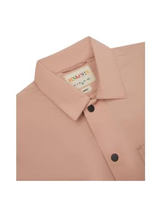 Uskees Leichtes hemd #6003 dusty in Pink für Herren