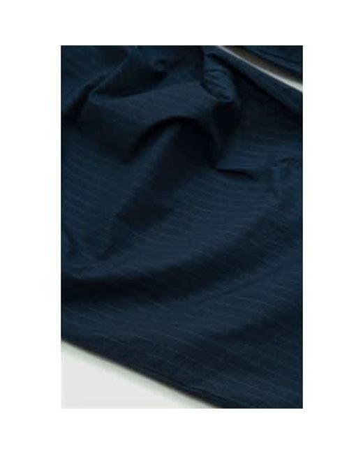 Universal Works Blue Oxford Pant Navy Nearly Pinstripe 28 for men