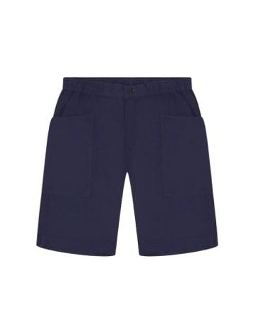 Uskees Blue Lightweight Shorts #5015 Midnight for men