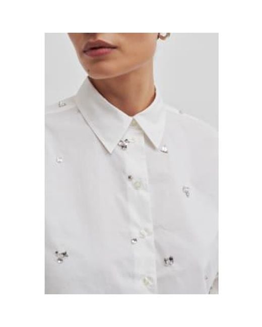 Calli Shirt di Second Female in White