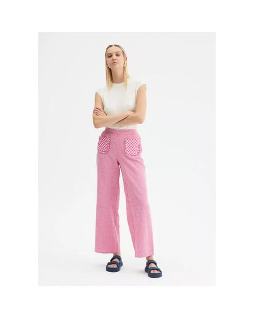 Pantalon vichy rose zara new arrivals