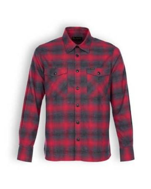 Pike Brothers Red 1943 Cpo Flannel Shirt Tijuana Xl for men