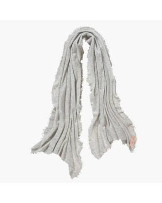 Hand Felted Cashmere Soft Scarf Gift di PUR SCHOEN in Gray