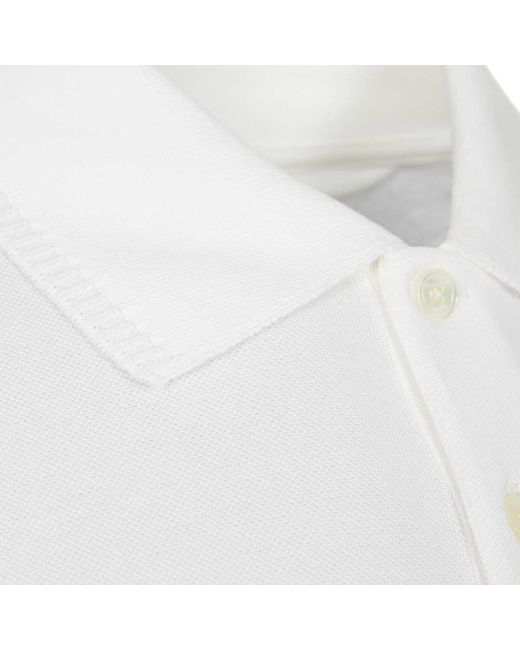 Lanvin Optic White Logo Polo Shirt for Men | Lyst