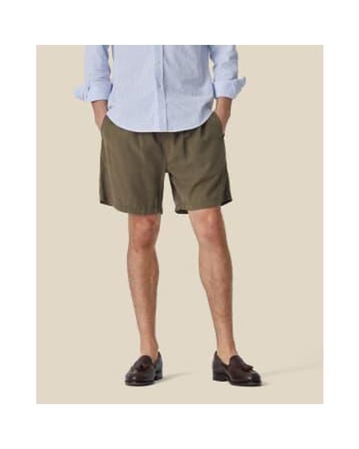 Portuguese Flannel Natural Olive Dogtown Shorts / S for men