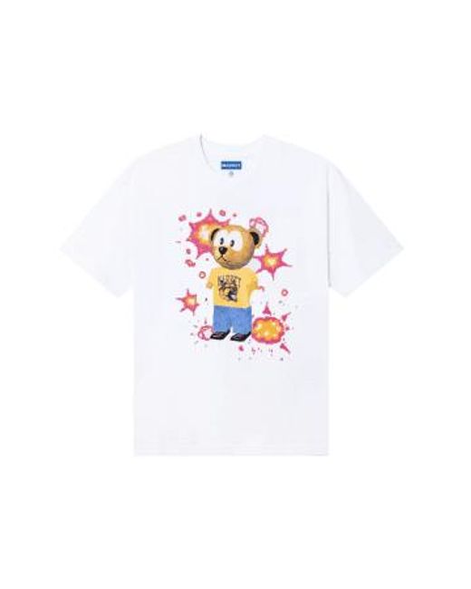 T-shirt d'ours 32 bits Market pour homme en coloris White
