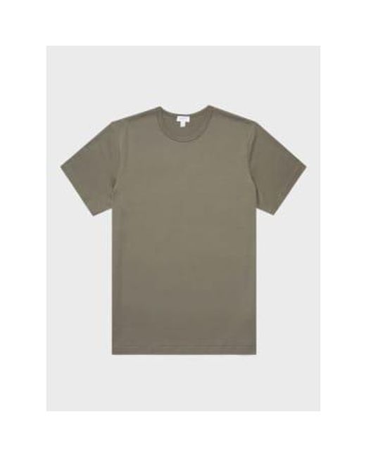 T-shirt classique à Sunspel pour homme en coloris Gray
