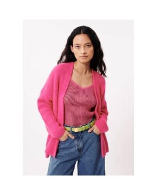 FRNCH Pink Piper Cardigan / S/m