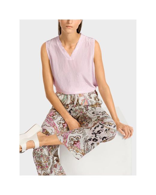 Marc Cain Light Top in Pink | Lyst