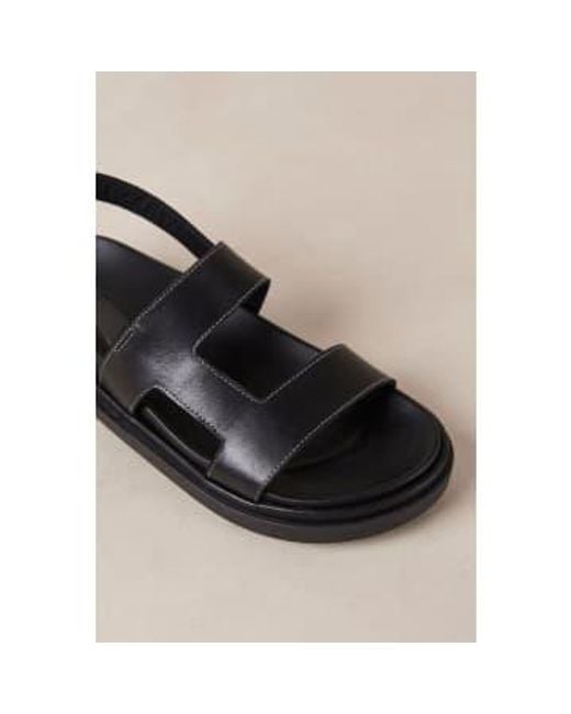 Sandales noires lorelei Alohas en coloris Black