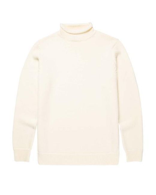 white crew neck jumper mens