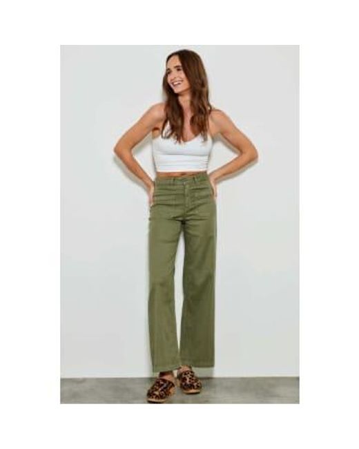 Five Jeans Green Lucia Trouser