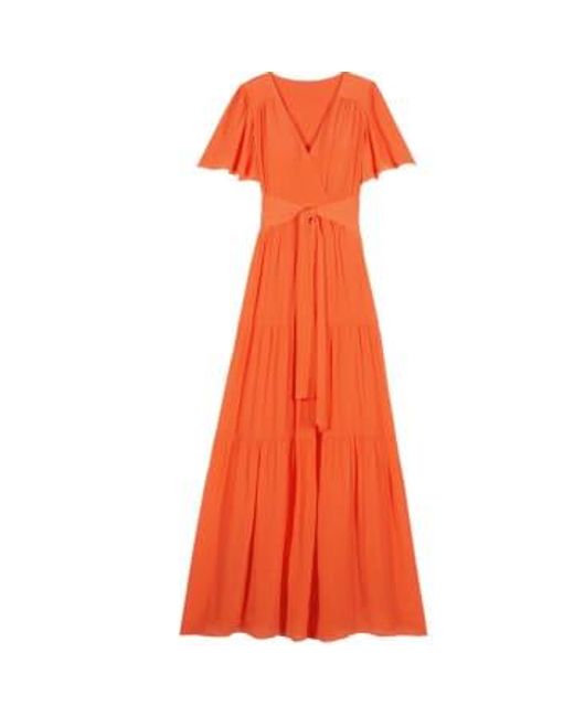 Ba&sh Orange Natalia Dress 2
