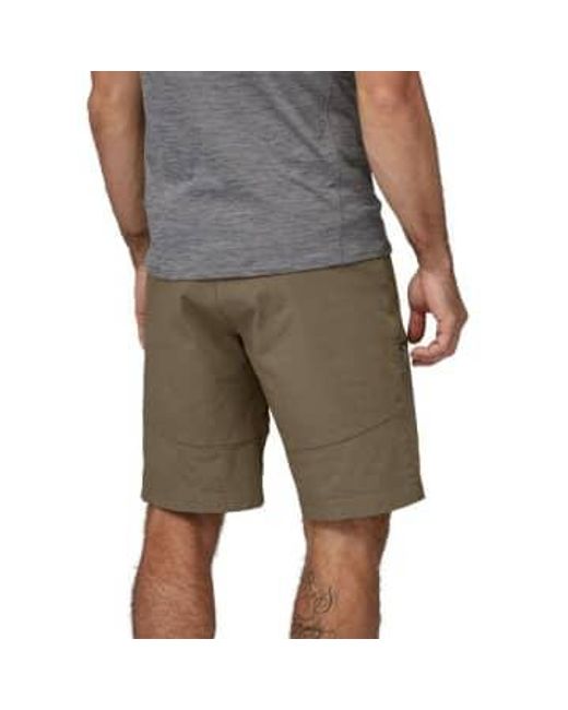 Patagonia Green Shorts Come Rock 10 In Man Sage 36 for men