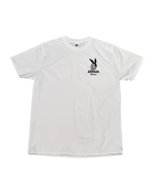 ARNOLD's White Bunny T-shirt Navy for men