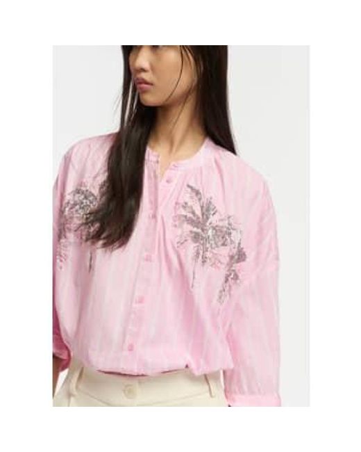 Essentiel Antwerp Pink 'fergana' Shirt L