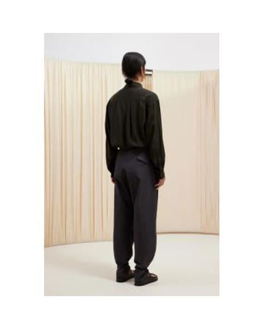 Pantalones militares maxi antracita marrón Lemaire de hombre de color Natural