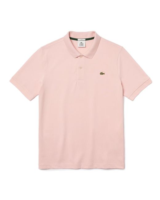 lacoste light pink polo shirt