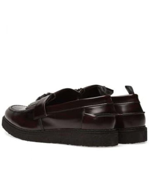 Fred Perry Black X George Cox Tassel Loafer B9278 Oxblood 40 for men