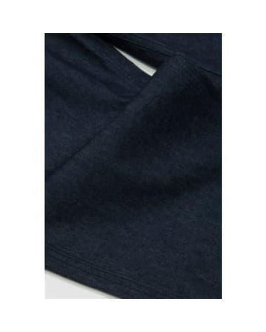 Still By Hand Blue 10oz Box Pleat Pants Navy for men