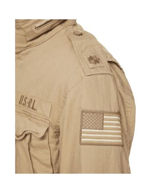 M65 Combat Lined Jacket di Polo Ralph Lauren in Natural da Uomo