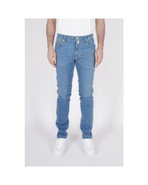 Tramarossa Blue Light Leonardo Zip Ss Jeans 33 Long for men