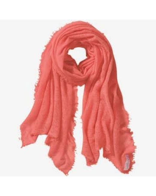 Hand Felted Cashmere Soft Scarf Lobster Hummer Gift di PUR SCHOEN in Red