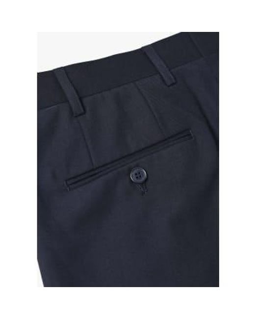 Skopes Blue S Madrid Superfine Twill Suit Trousers for men