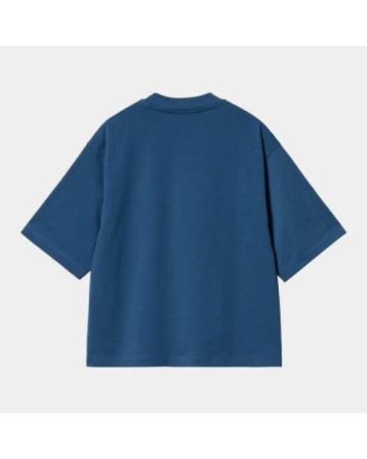 Carhartt T-shirt teagan elder in Blue für Herren