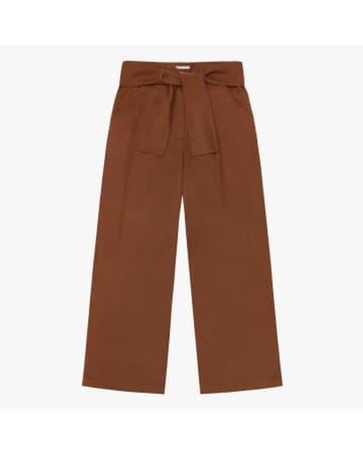 Pantalon taille haute Luisa Diarte en coloris Brown