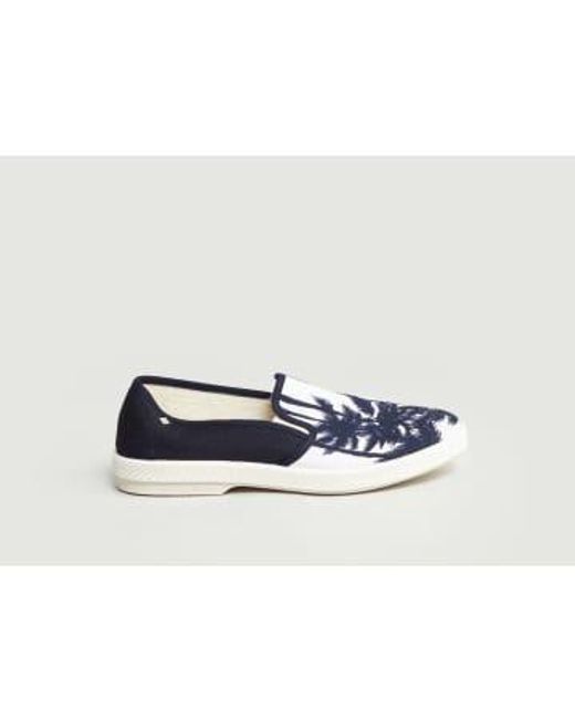 Rivieras Blue And White Honolulu Espadrilles