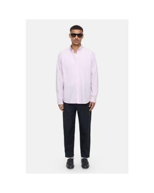 Closed Pink Button Down Shirt for men