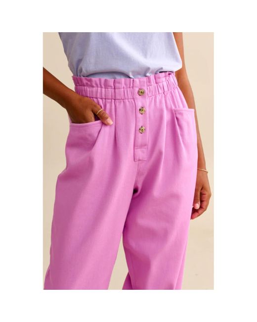 Pantalon lilo bégonia Bellerose en coloris Pink