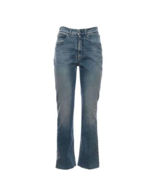 Nineinthemorning Jeans For Woman Pea Pea01 0056 di Nine:inthe:morning in Blue