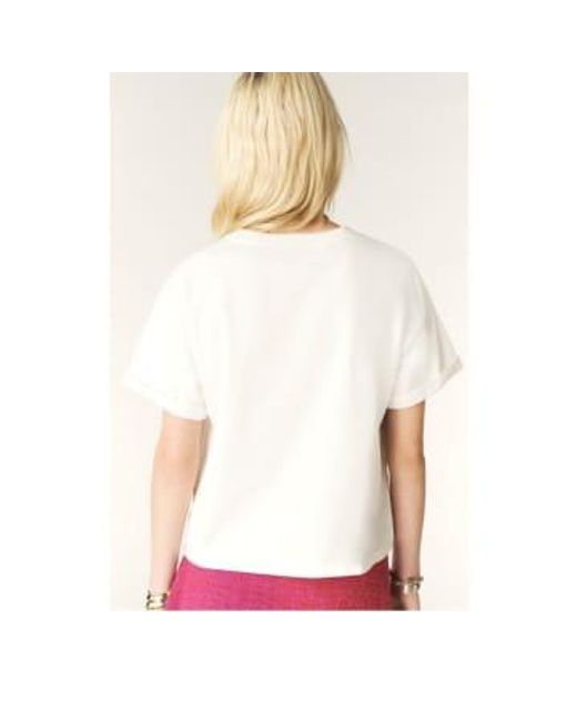 Camiseta Ba & Sh Rosie Ba&sh de color White