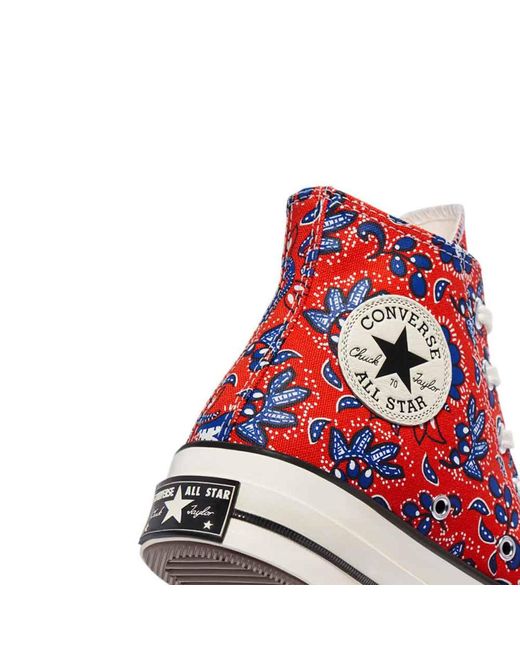 paisley print converse
