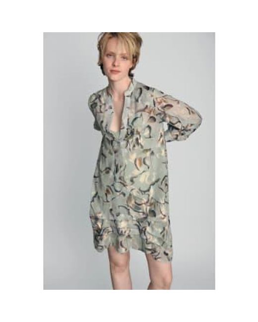 Munthe Green Everest Sparkle Pattern Dress Size: 14, Col: