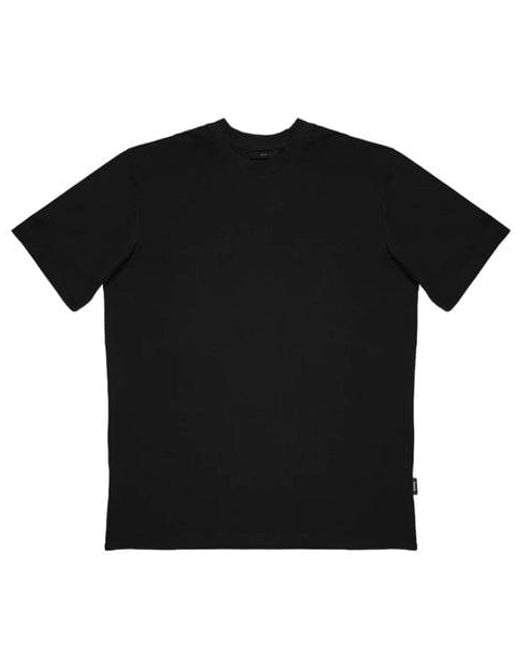 Hevò Black T-Shirt For Mulino F651 0303 for men