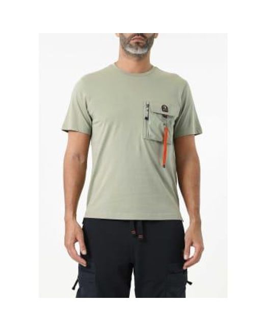 Parajumpers Green S Mojave T-shirt for men