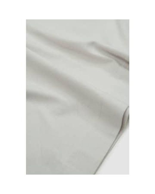 Margaret Howell White Painted Stripe T-shirt Matte Jersey Off Xs for men