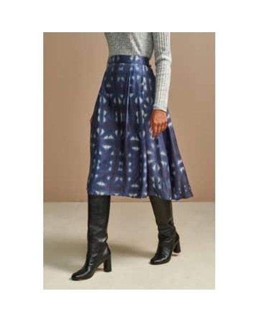 Bellerose Blue Pacifico Print Skirt