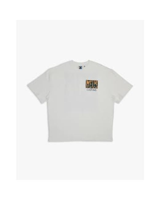 Deus Ex Machina White Full Circuit T-shirt Vintage Medium for men